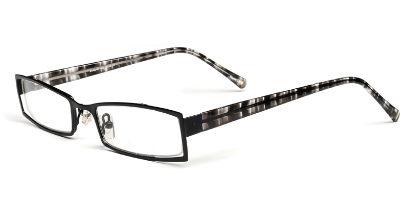 black frame glasses. The Agent Black Full Frames