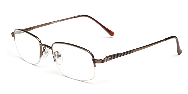 Martin Coffee Semi-Rimless prescription Glasses From $39.95
