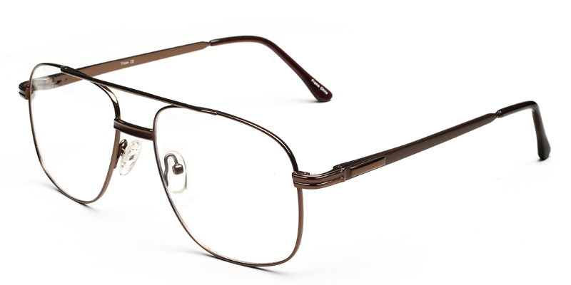 Metal Brown Classic Frames Prescription Glasses From $79.95