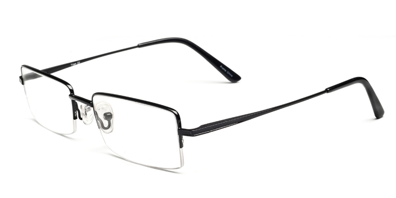 Air Black Semi Rimless Prescription Glasses Online From 7995