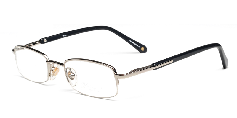 Lucas Black Semi-Rimless Prescription Eyeglasses Online From $44.95