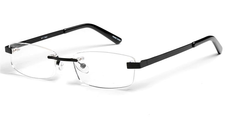 Oly Black Rimless Prescription Eyeglasses From $59