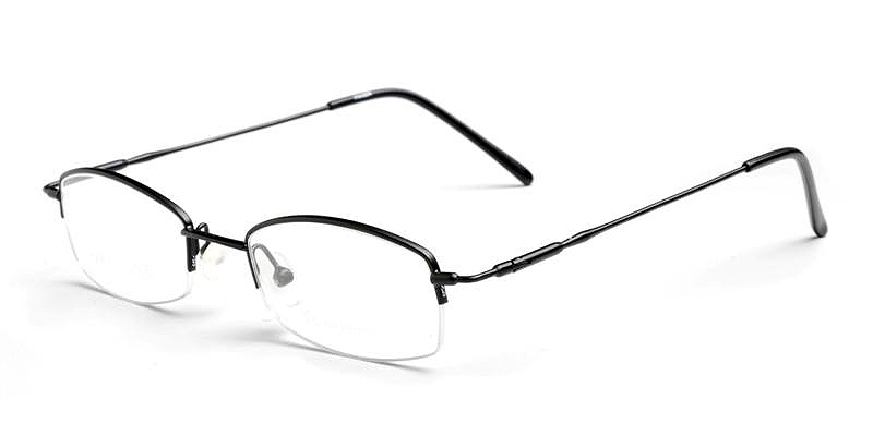 Marcus Black Semi Rimless Prescription Eyeglasses From $43.95