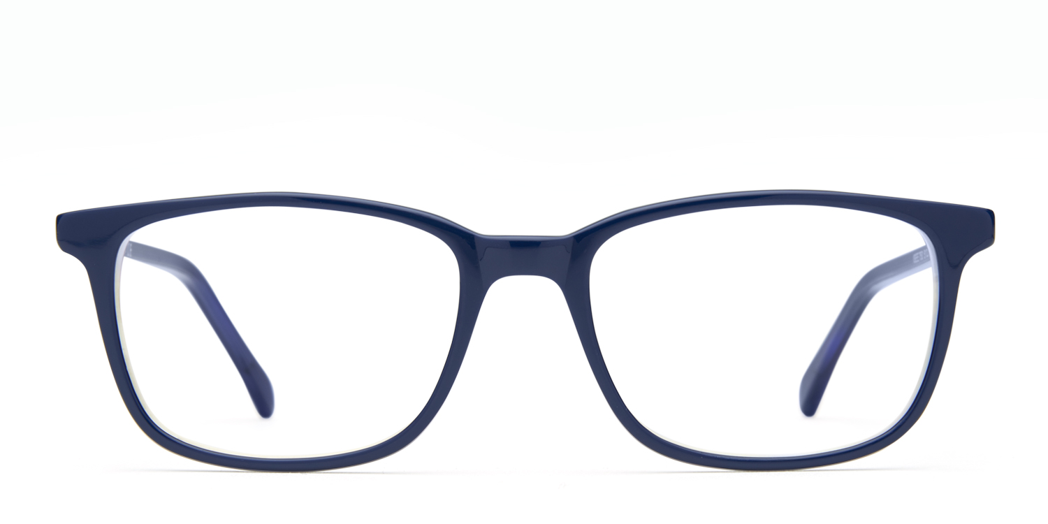 Best Buy 89 Glasses Online Devon Navy Blue Eyeglasses Blue White