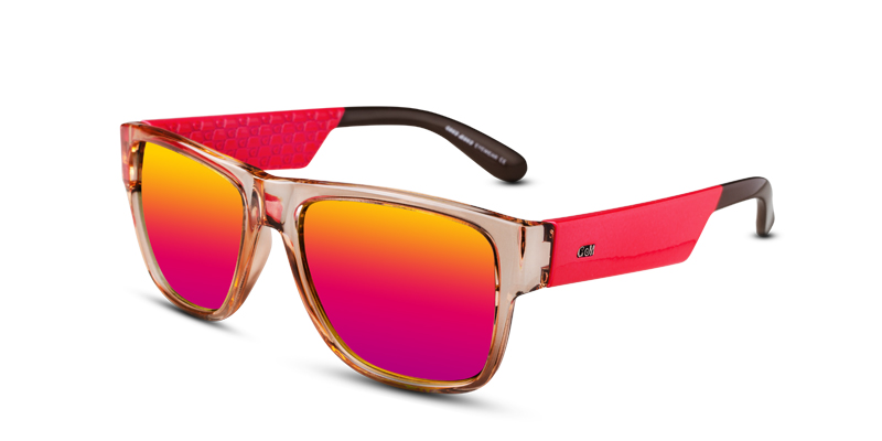 Prescription Sunglasses GM 179 Peach w/Hot Pink (non-prescription lenses)