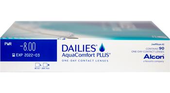 dailies aquacomfort plus 90pk