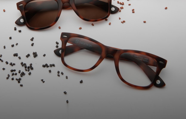 eco-friendly frame crafted from upcycled plastic